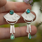 Load image into Gallery viewer, OOAK Aina earrings #15 • Kyanite (ready to ship)
