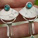 Load image into Gallery viewer, OOAK Aina earrings #15 • Kyanite (ready to ship)

