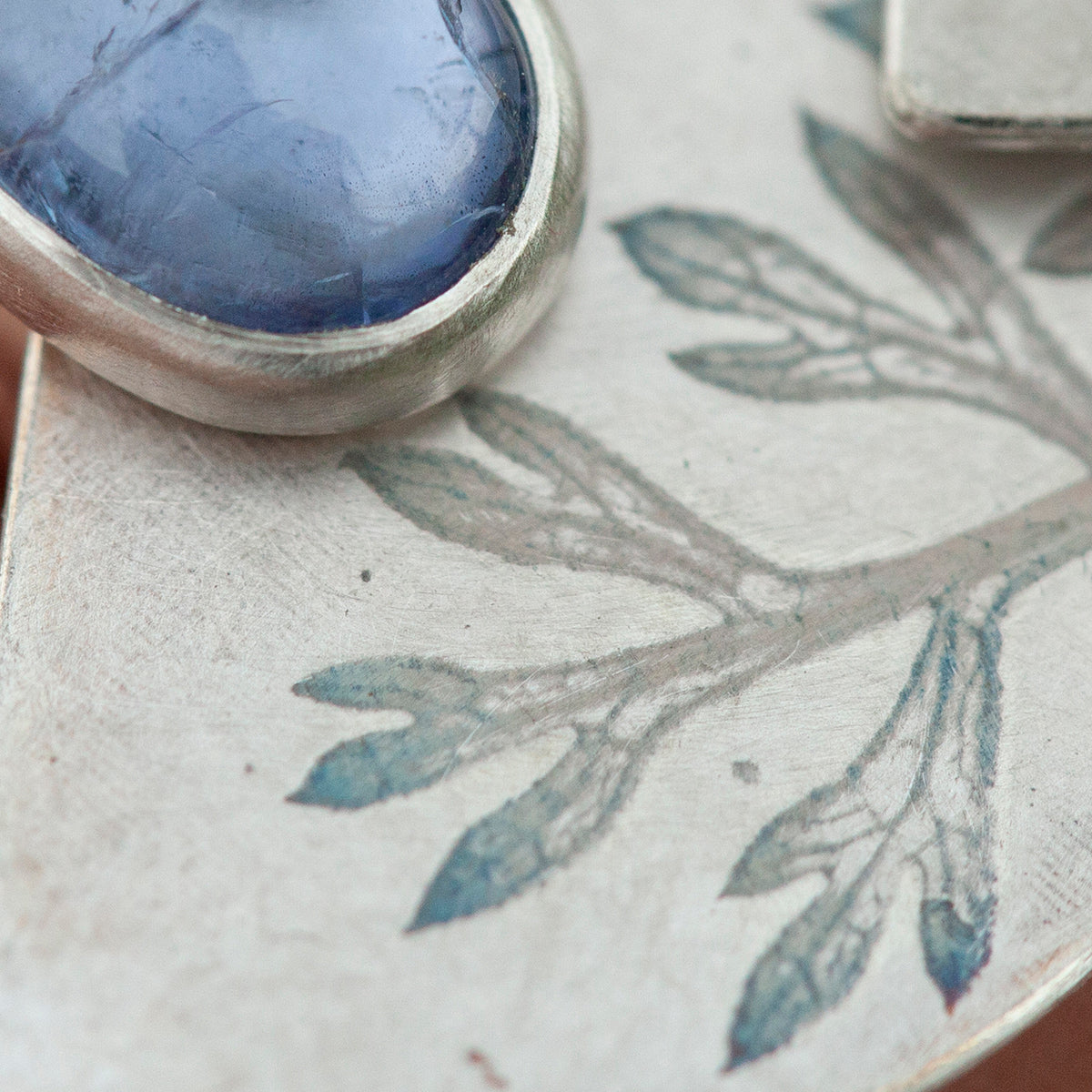 OOAK Aina earrings #16 • Tanzanite & Peridot (ready to ship)