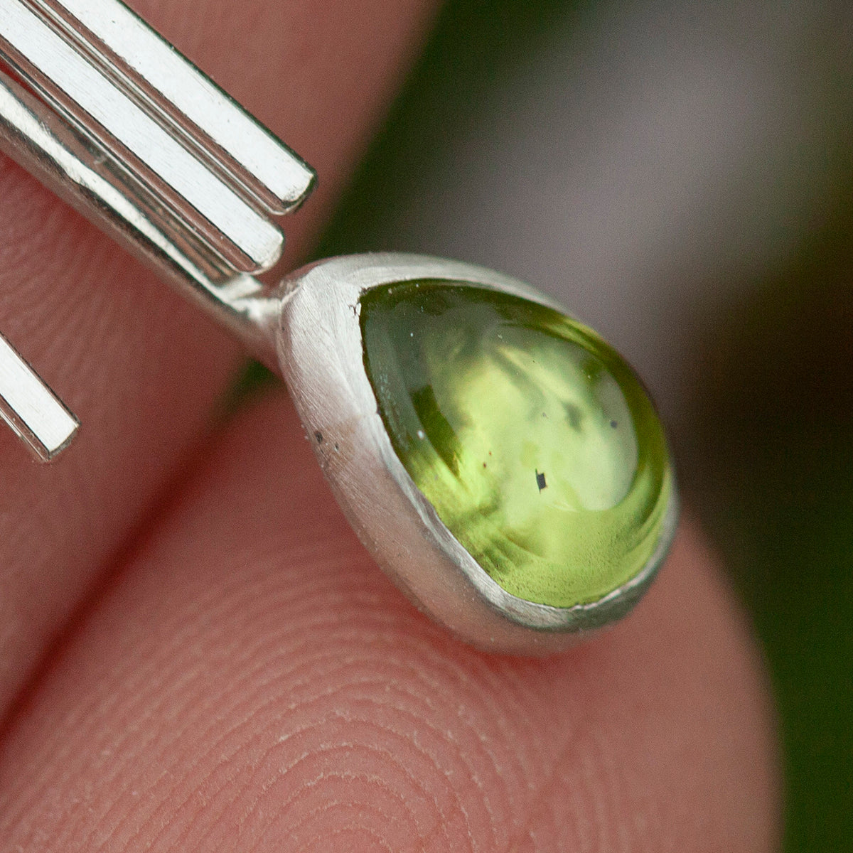 OOAK Aina earrings #16 • Tanzanite & Peridot (ready to ship)