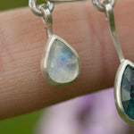 Load image into Gallery viewer, OOAK Aurae pendant #10 • Moss agate, Kyanite &amp; White Labradorite (ready to ship)
