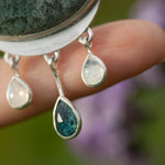 Load image into Gallery viewer, OOAK Aurae pendant #10 • Moss agate, Kyanite &amp; White Labradorite (ready to ship)
