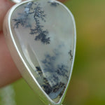Load image into Gallery viewer, OOAK Aurae pendant #9 • Dendritic Opal, Kyanite &amp; tourmaline (ready to ship)
