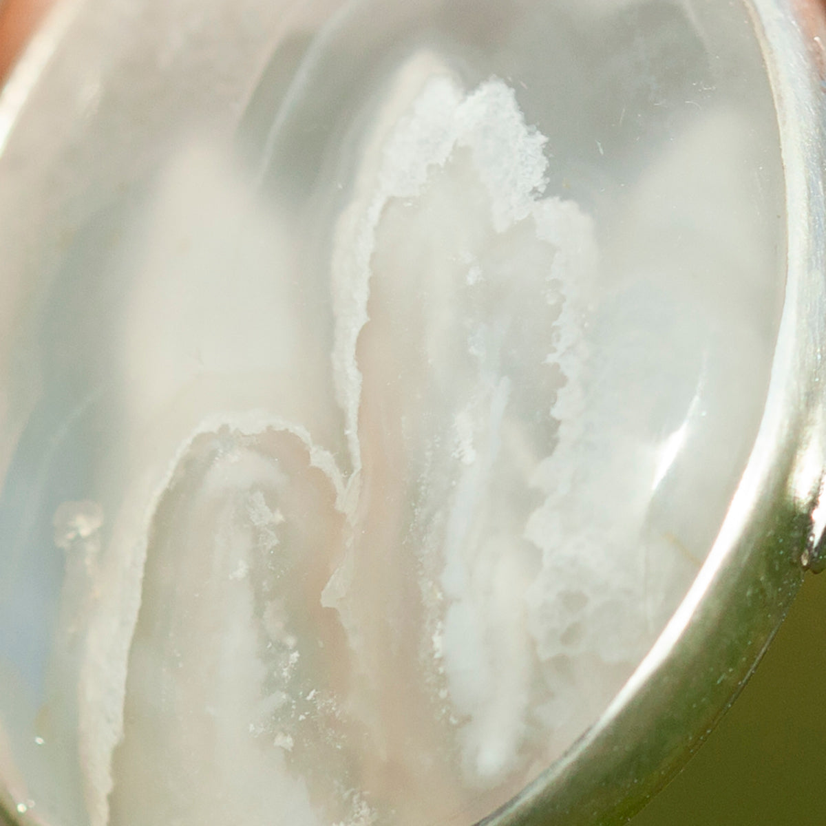 OOAK Aurae pendant #11 • Plume agate & Moonstone (ready to ship)