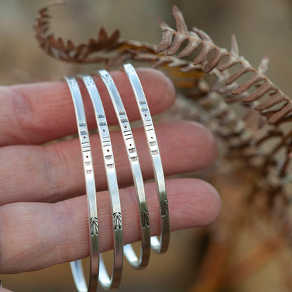 Pièce unique Bracelet ethnique en argent #27 • taille 7cm (prêt à expédier)