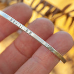 Load image into Gallery viewer, OOAK Ethnic bracelet in silver #24 • size 5,5cm (ready-to-ship)
