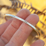 Load image into Gallery viewer, OOAK Ethnic bracelet in silver #24 • size 5,5cm (ready-to-ship)

