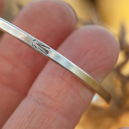 Pieza única Pulsera étnica de plata #25 • talla 6cm (listo para enviar)