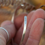 Load image into Gallery viewer, OOAK Ethnic bracelet in silver #29 • size 5,75cm (ready-to-ship)
