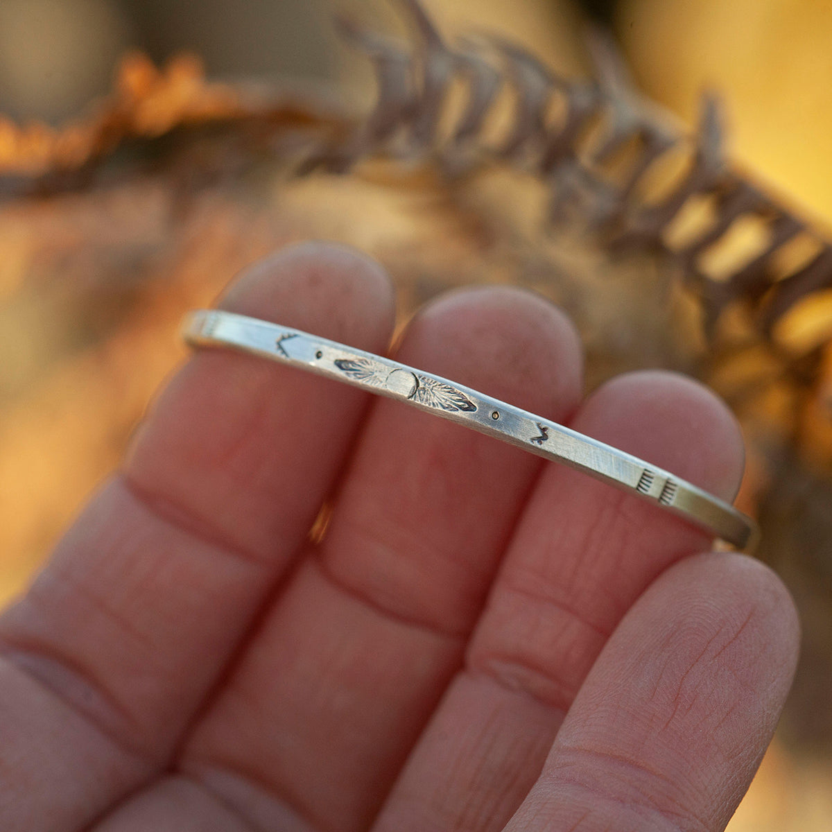 Pieza única Pulsera étnica de plata #31 • talla 4,5cm (listo para enviar)