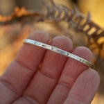 Load image into Gallery viewer, OOAK Ethnic bracelet in silver #31 • size 4,5cm (ready-to-ship)
