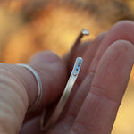 Load image into Gallery viewer, OOAK Ethnic bracelet in silver #31 • size 4,5cm (ready-to-ship)
