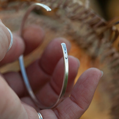 Unikat Ethno-Armband aus Silber #33 • Größe 7cm (versandbereit)