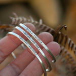 Charger l&#39;image dans la galerie, OOAK Ethnic bracelet in silver #34 • size 5cm (ready-to-ship)
