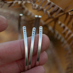 Charger l&#39;image dans la galerie, OOAK Ethnic bracelet in silver #34 • size 5cm (ready-to-ship)
