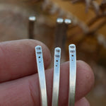 Charger l&#39;image dans la galerie, OOAK Ethnic bracelet in silver #34 • size 5cm (ready-to-ship)
