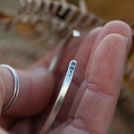 Charger l&#39;image dans la galerie, OOAK Ethnic bracelet in silver #34 • size 5cm (ready-to-ship)
