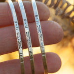 Afbeelding in Gallery-weergave laden, OOAK Ethnic bracelet in silver #40 • size 5cm (ready-to-ship)
