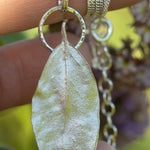 Afbeelding in Gallery-weergave laden, OOAK Phillyrea latifolia Leaf pendant in silver #11 (ready to ship)
