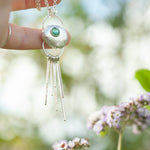Load image into Gallery viewer, OOAK • Silver Pebble pendant with Kyanite #8 (ready to ship)
