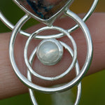 Load image into Gallery viewer, OOAK Aurae pendant #8 • Azurite Chrysocolla, Kyanite &amp; White Labradorite (ready to ship)
