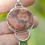 Load image into Gallery viewer, OOAK Aurae pendant #12 • Poppy jasper (ready to ship)

