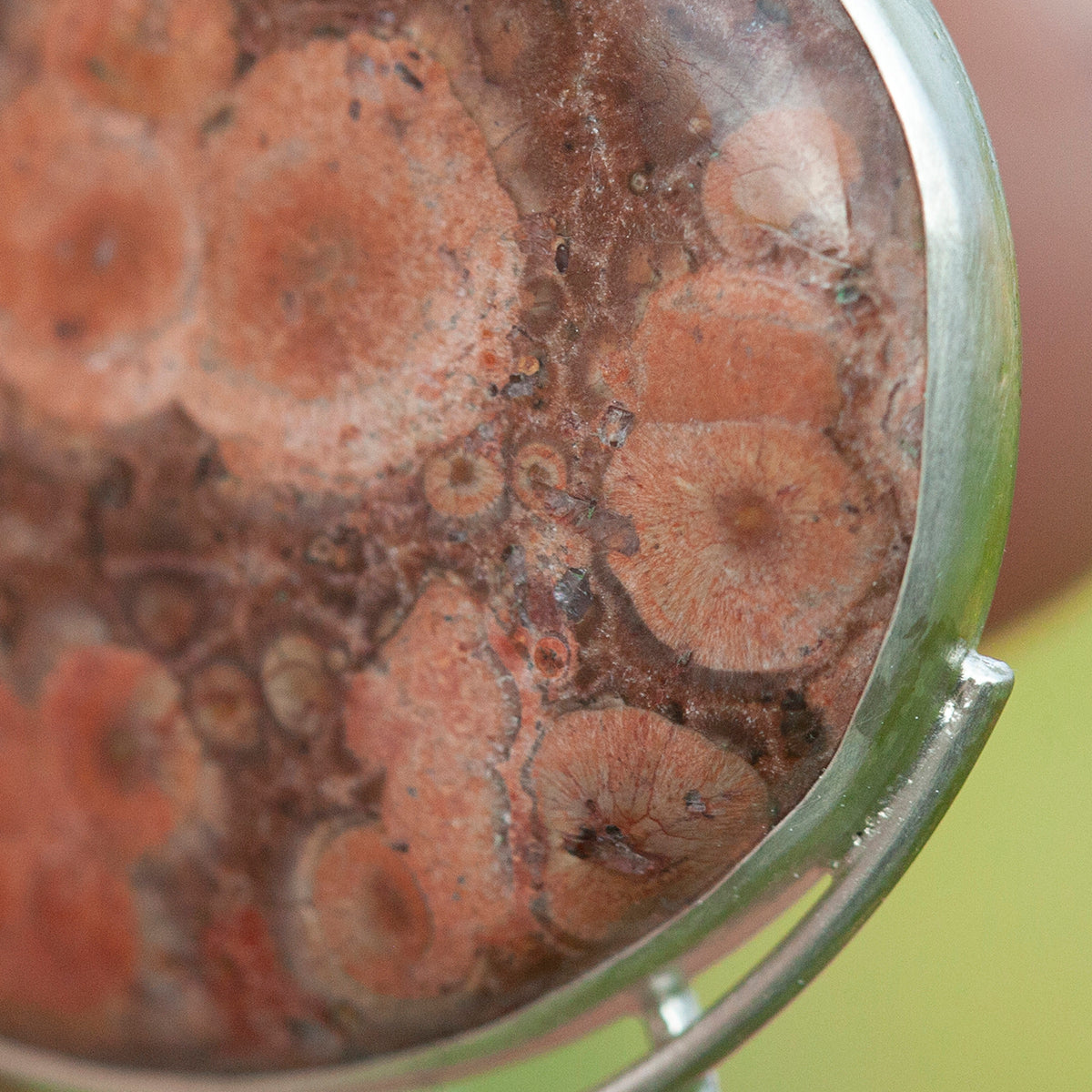 OOAK Aurae pendant #12 • Poppy jasper (ready to ship)