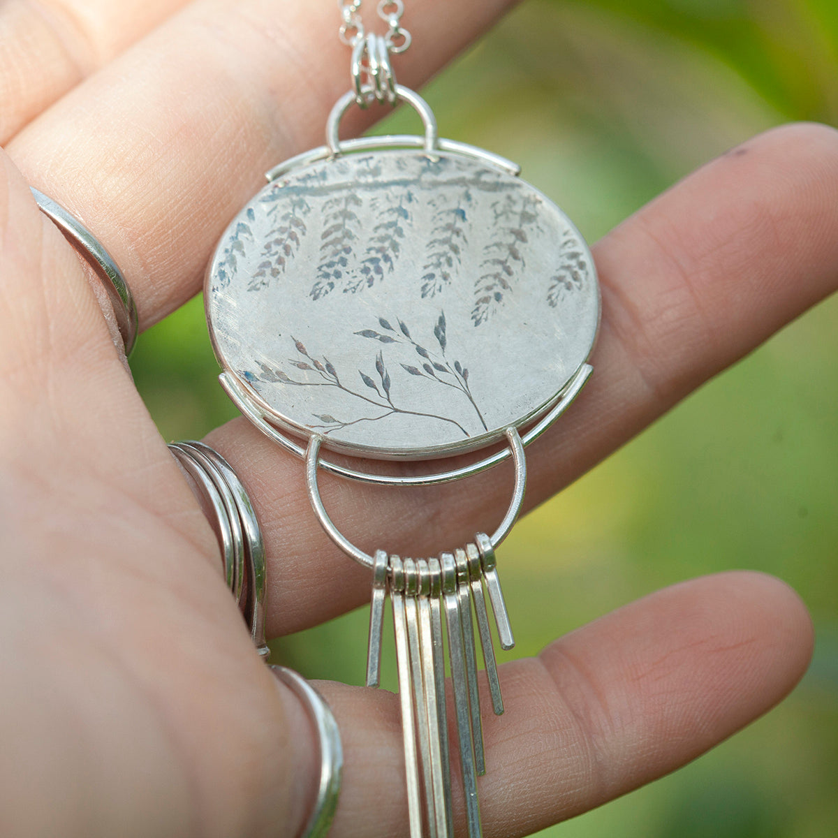 OOAK Aurae pendant #12 • Poppy jasper (ready to ship)