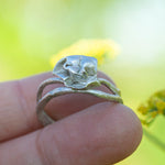 Load image into Gallery viewer, OOAK Nalae, organic ring in silver #1 • size 62,5 (ready-to-ship)
