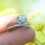 Load image into Gallery viewer, OOAK Nalae, organic ring in silver #1 • size 62,5 (ready-to-ship)
