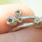 Load image into Gallery viewer, OOAK Nalae, organic ring in silver #10 • Adjustable size 54 (ready-to-ship)
