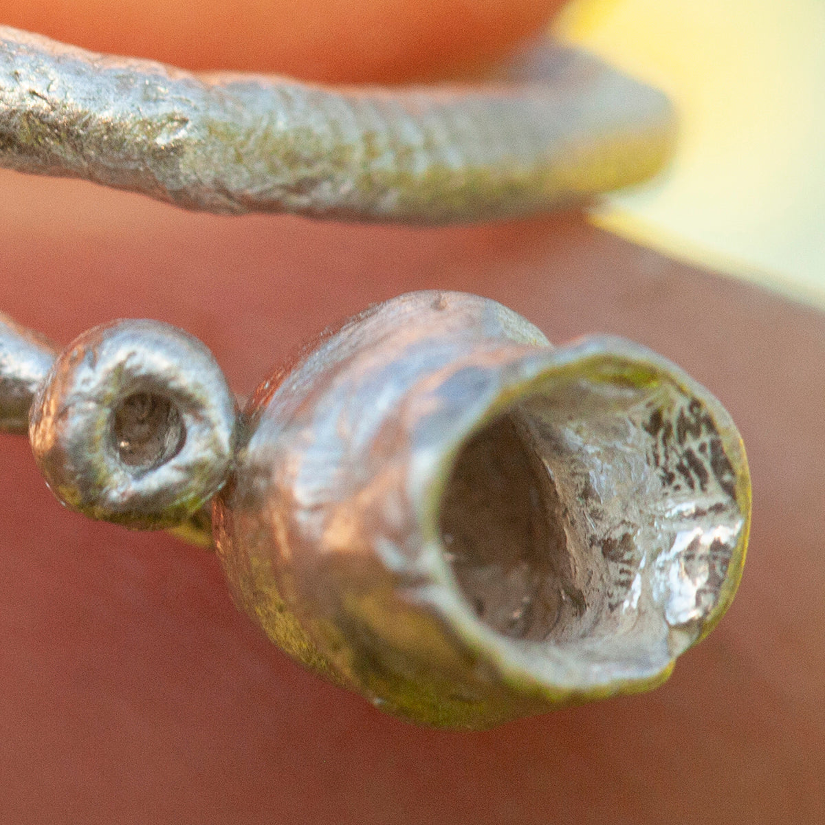 Unikat Nalae, organischer Ring aus Silber #10 • Verstellbar Größe 54 (versandbereit)
