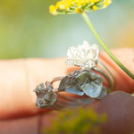 Load image into Gallery viewer, OOAK Nalae, organic ring in silver #11 • size 57,5 (ready-to-ship)
