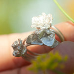 Load image into Gallery viewer, OOAK Nalae, organic ring in silver #11 • size 57,5 (ready-to-ship)
