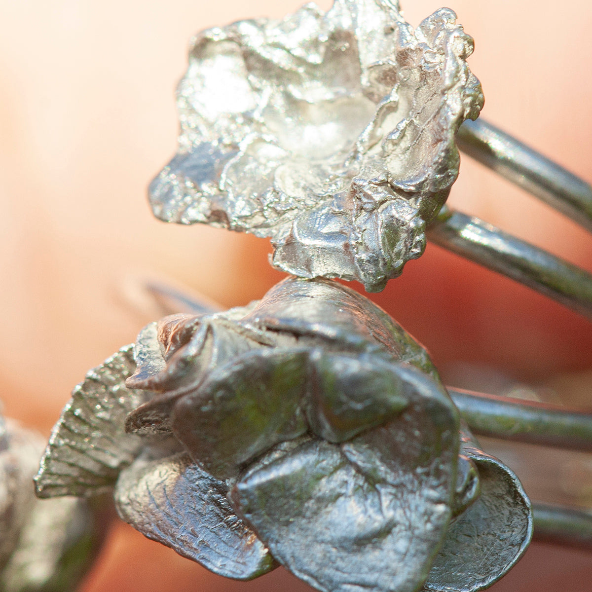 OOAK Nalae, organic ring in silver #11 • size 57,5 (ready-to-ship)