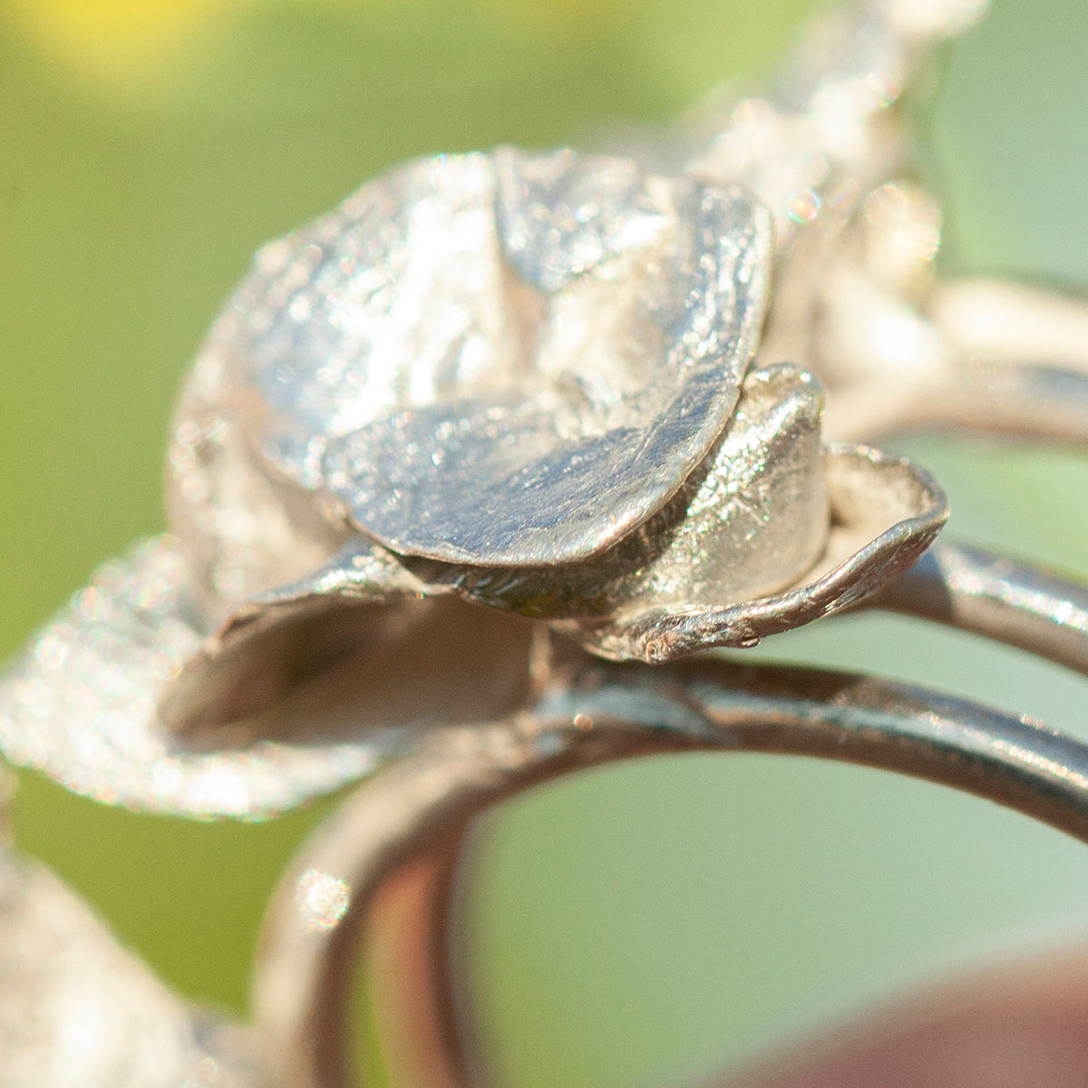 OOAK Nalae, organic ring in silver #11 • size 57,5 (ready-to-ship)