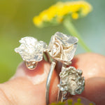 Load image into Gallery viewer, OOAK Nalae, organic ring in silver #11 • size 57,5 (ready-to-ship)
