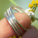 Load image into Gallery viewer, OOAK Nalae, organic ring in silver #11 • size 57,5 (ready-to-ship)
