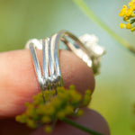 Load image into Gallery viewer, OOAK Nalae, organic ring in silver #11 • size 57,5 (ready-to-ship)
