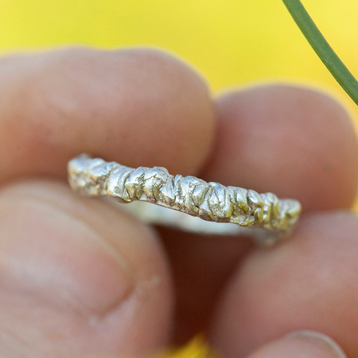 OOAK Nalae, organic ring in silver #13 • size 52,5 (ready-to-ship)