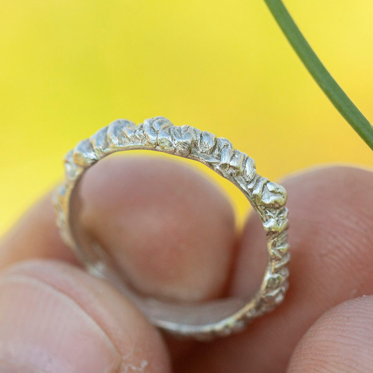 OOAK Nalae, organic ring in silver #13 • size 52,5 (ready-to-ship)