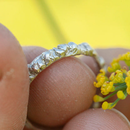 OOAK Nalae, organic ring in silver #13 • size 52,5 (ready-to-ship)