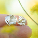 Load image into Gallery viewer, OOAK Nalae, organic ring in silver #16 • Adjustable ~ size 54 (ready-to-ship)
