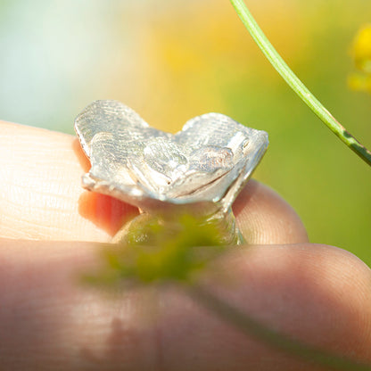 OOAK Nalae, organic ring in silver #20 • size 52 (ready-to-ship)