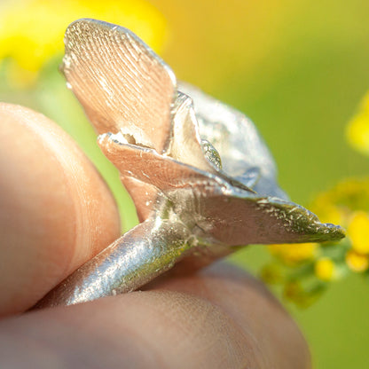 OOAK Nalae, organic ring in silver #20 • size 52 (ready-to-ship)