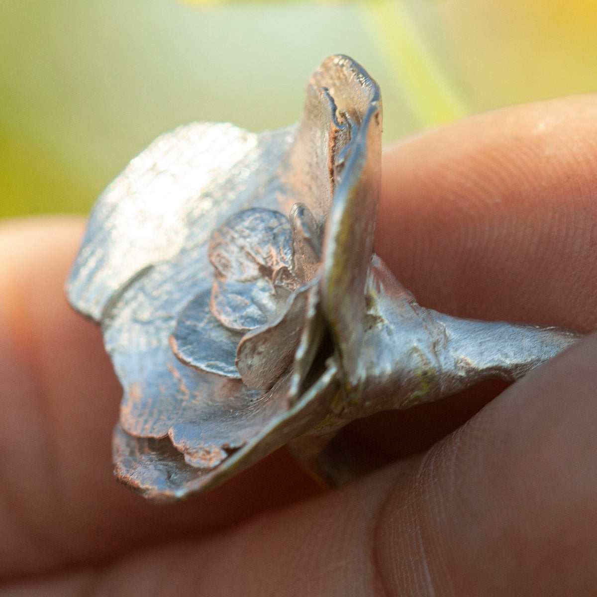 OOAK Nalae, organic ring in silver #20 • size 52 (ready-to-ship)