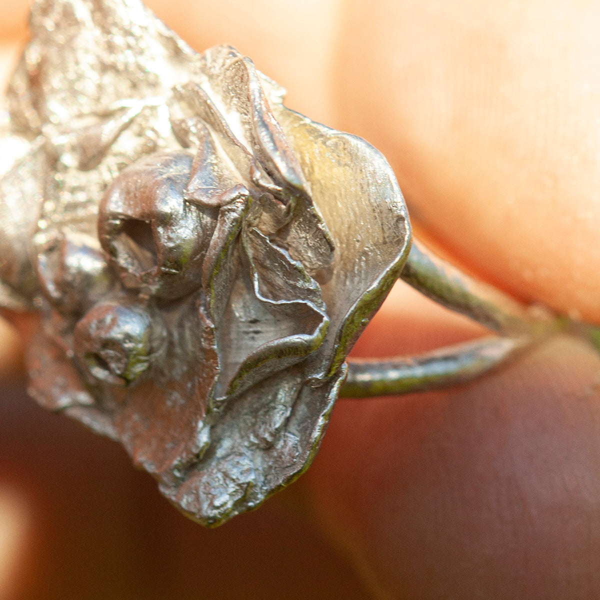 Unikat Nalae, organischer Ring aus Silber #21 • Größe 52,5 (versandbereit)