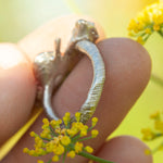 Load image into Gallery viewer, OOAK Nalae, organic ring in silver #22 • size 51,5 (ready-to-ship)
