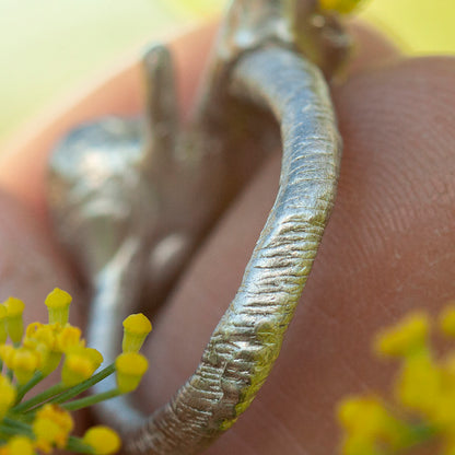 Unikat Nalae, organischer Ring aus Silber #22 • Größe 51,5 (versandbereit)