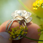 Load image into Gallery viewer, OOAK Nalae, organic ring in silver #23 • size 53 (ready-to-ship)
